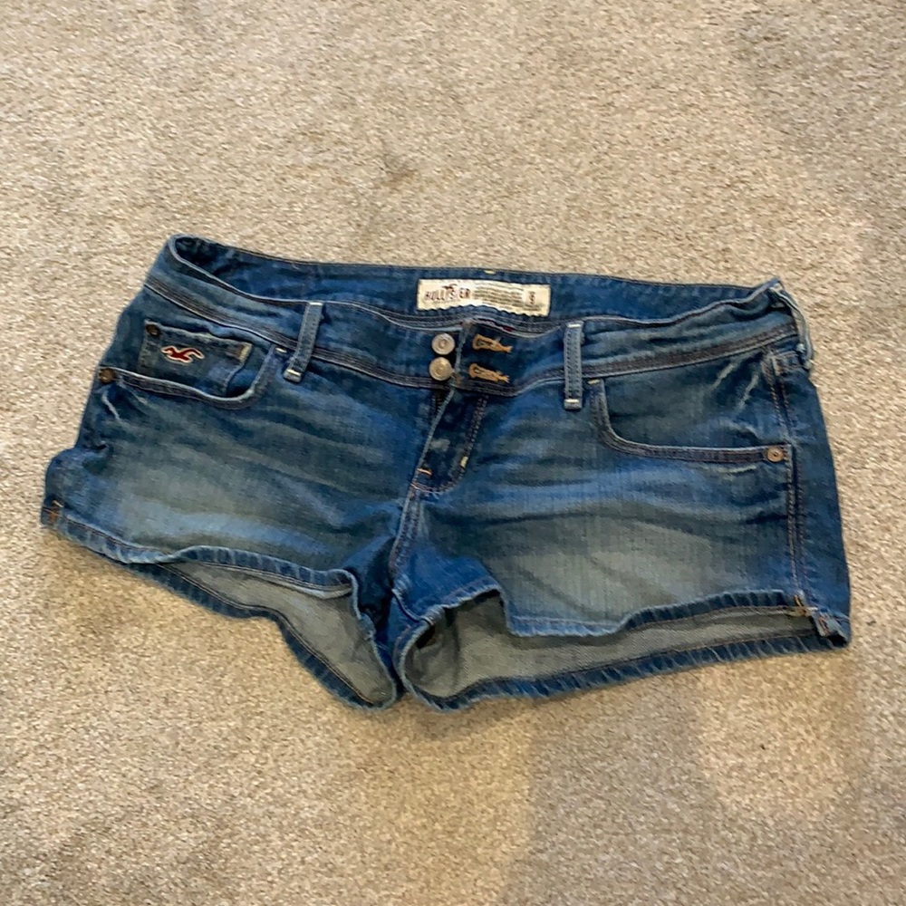 Hollister sz 9 stretch jean shorts